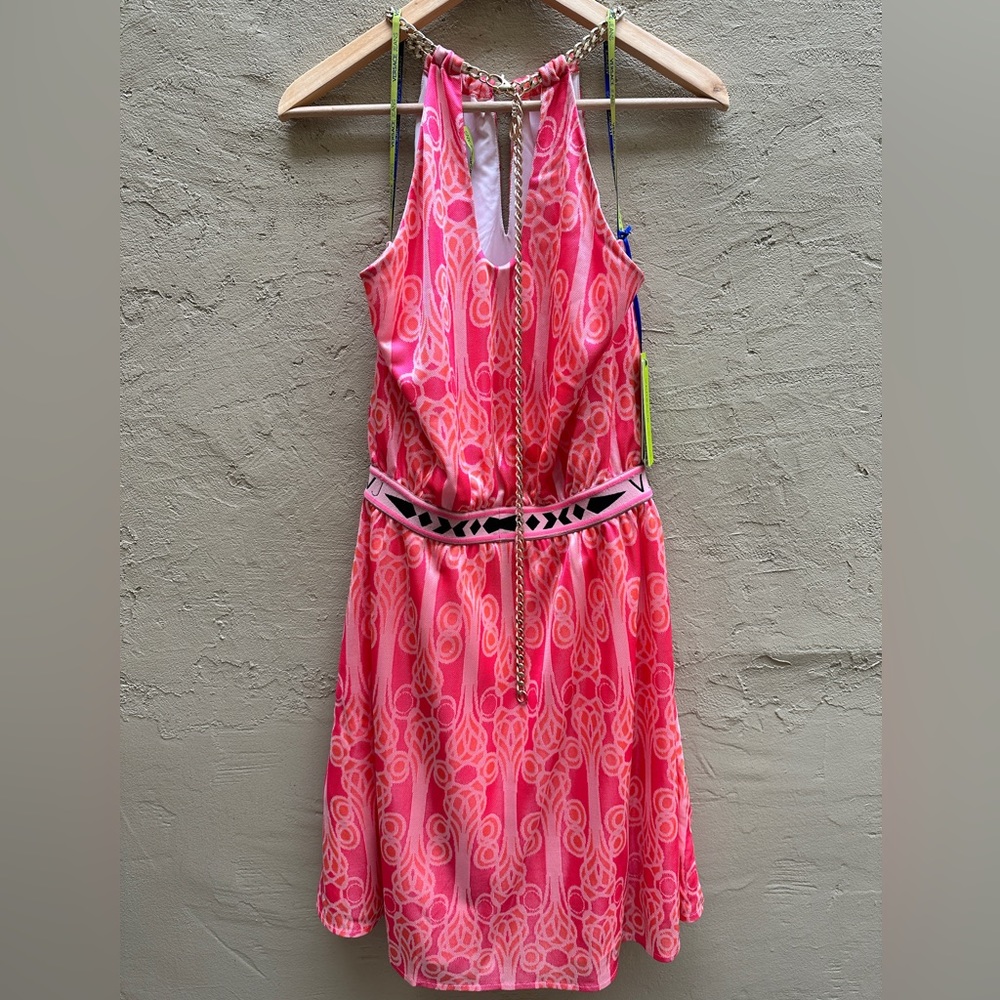 Versace Jeans Couture pink mini dress